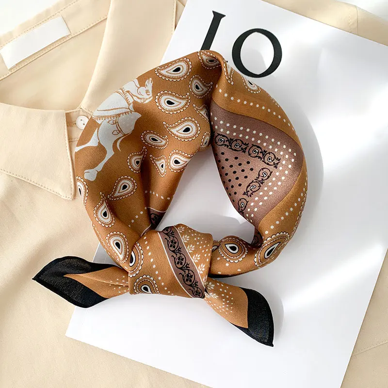 Luxury brand 2022 women scarf 100% silk scarves shawls lady wraps soft pashimina female Echarpe Mulberry Spring Headband Hijab |