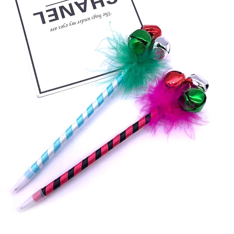 

1 шт. Рождественская вечеринка для студентов, трехцветный колокольчик, необычная ручка для рукоделия, рождественские украшения, принадлежн...