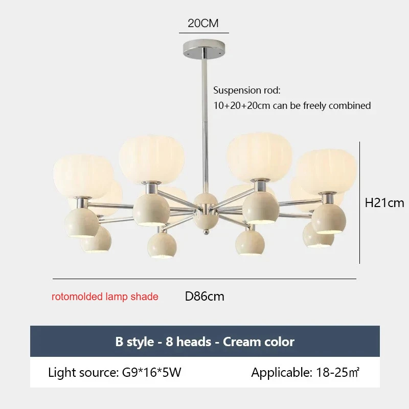 SANDYHA стеклянная люстра современный стиль