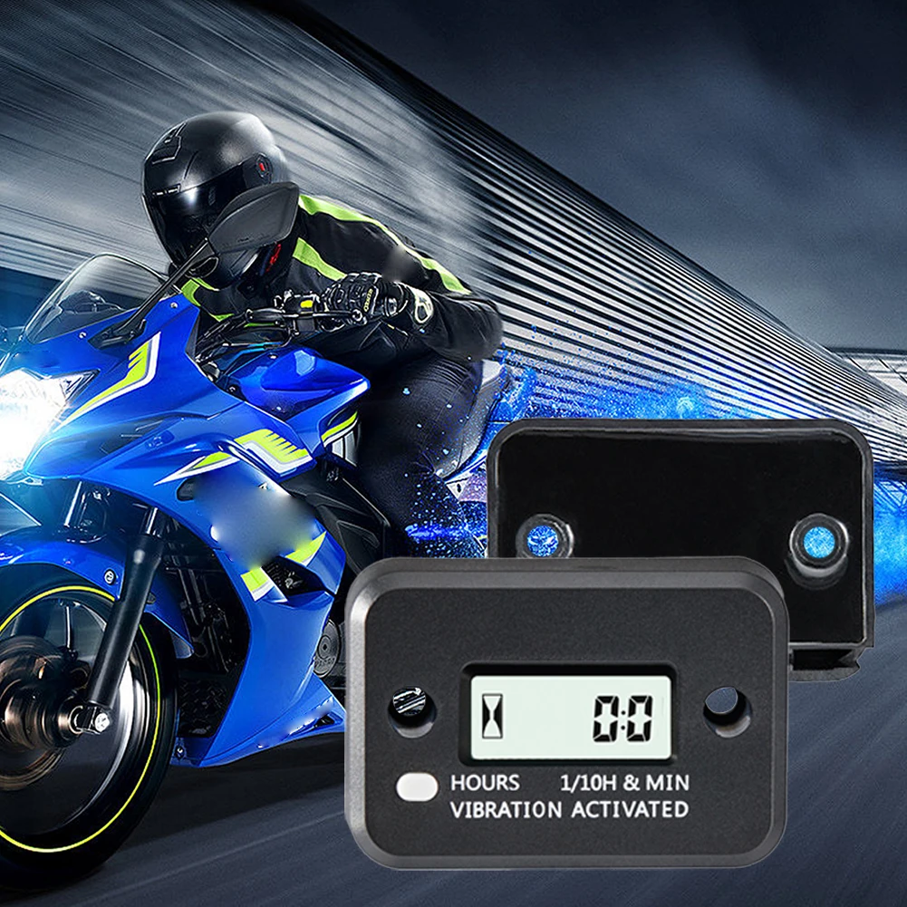 ЖК-дисплей цифровой вибротахометр водонепроницаемый датчик двигателя