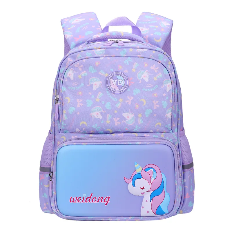 New Cartoon Unicorn Astronaut Schoolbags for Girls Boys Fashion Noble British Style Cute Sweet Backpacks High-capacity  Mochilas