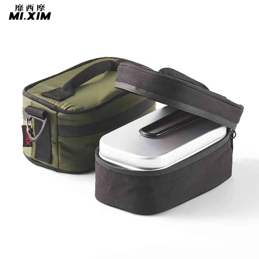 

Portable Thermal Food Picnic Lunch Bag for Outdoor Camping Picnic Aluminum Foil Film Bento Bag for Travel Trip
