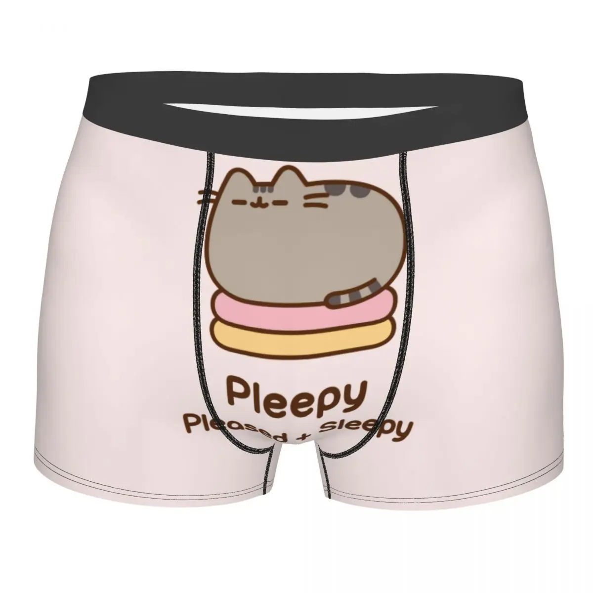 Шорты-боксеры с героями мультфильмов на заказ для Homme 3D принт Kitty Cat сонное нижнее