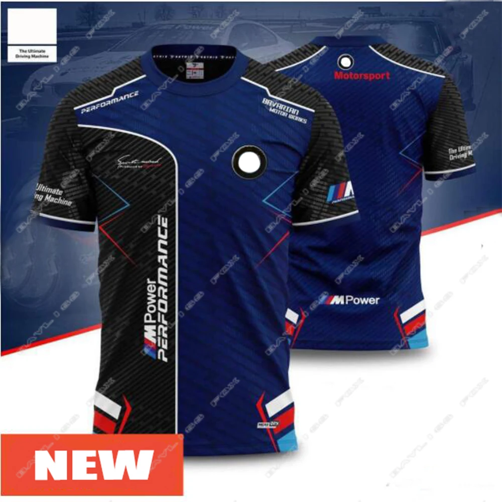 

For BMW T-ShirtSummer Knight Motorcycle Motorrad Team Motorsport Superbike Racing Fans Enduro Men's Short Quick Dry Jersey