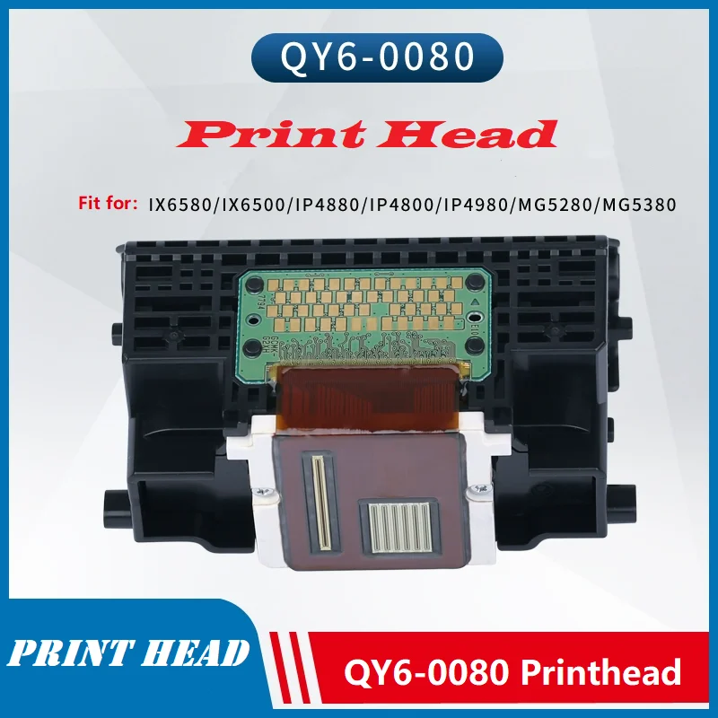 

QY6-0080 Печатная головка для принтера Canon iP4820 iP4840 iP4850 iX6520 iX6550 MX715 MX885 MG5220 MG5250 MG5320 MG5350