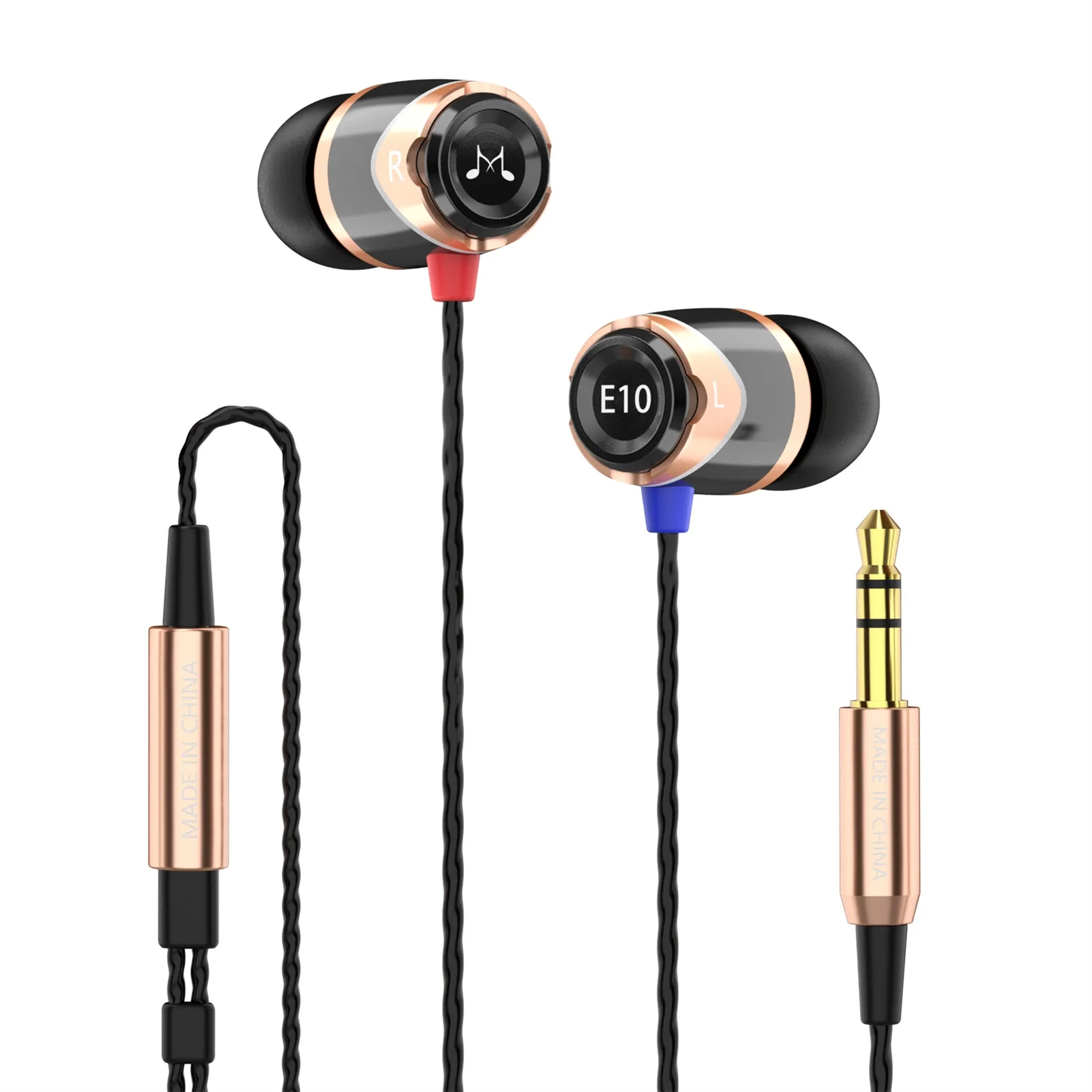 Оригинальные Проводные Hi-Fi стереонаушники SoundMAGIC E10, наушники с хорошим шумоизоляцией, удобные наушники-вкладыши золотого цвета (art.: 3920bfcdb07f3) - 3920bfcdb07f3