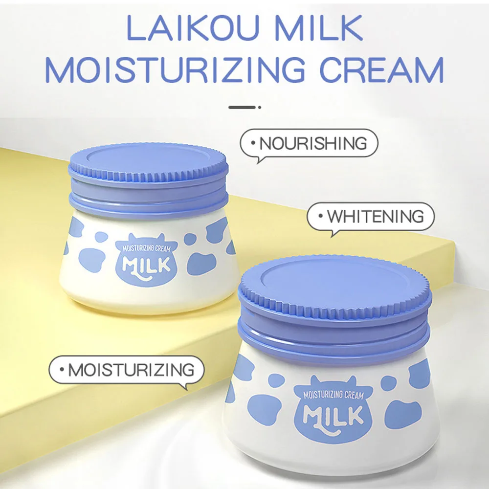 Молочный Крем с гиалуроновой кислотой для тела отбеливающий крем Осветляющий