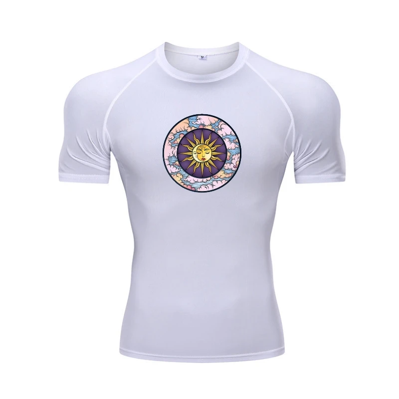 

Футболка мужская с надписью «когда Луна и солнце вместе»