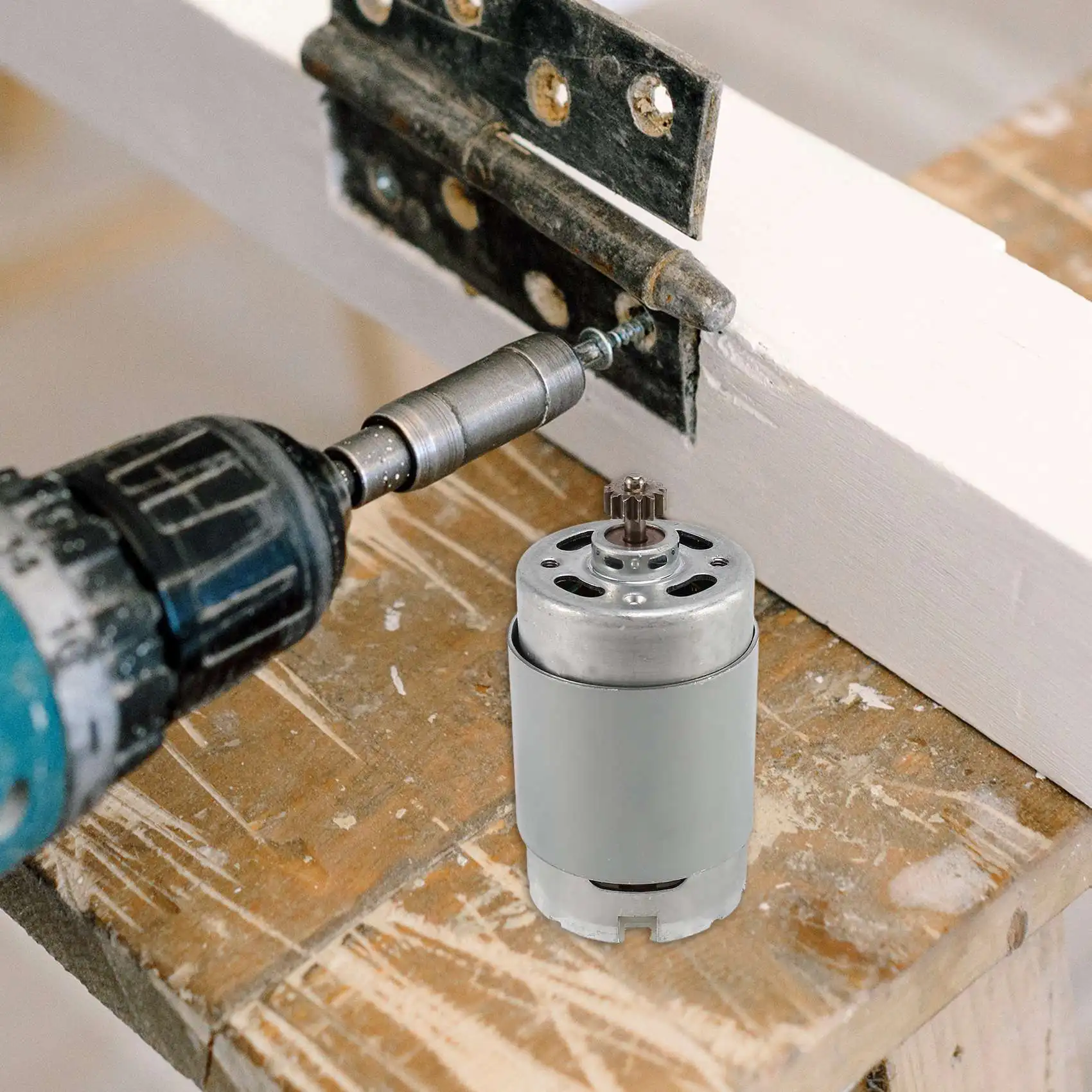 Двигатель постоянного тока RS550 13 зубьев 9 5 мм замена для фотоотвертки GSR GSB 18V