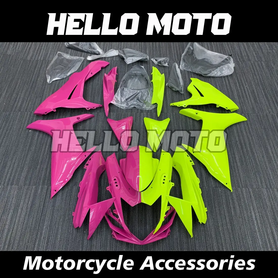 

New ABS Injection Molding Motorcycle Fairings Kits Fit For L1 L2 L3 L4 L5 L6 L7 L8 L9 600/750cc 2011-2022 Bodywork Set
