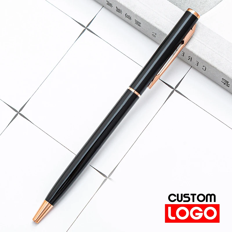 

100Pcs Custom Logo Engraved Name Gel Pen Pen Stationery School Supplies Pen School Stationery Office Suppliers Pen Kids Gifts