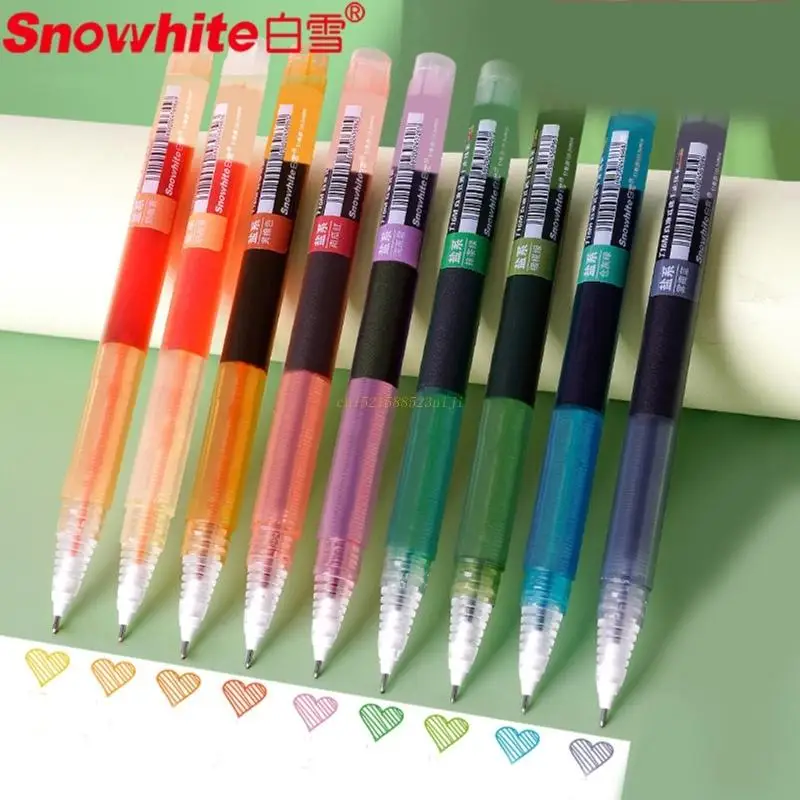 

9 Pcs Colored Gel Pen Fine Point Marker Pen Quick Dry Ink Pen Office School Drawing Pen for bullet Journaling Drop Shipping