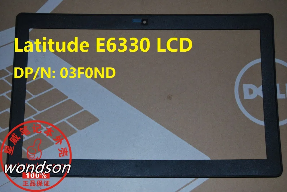 Бесплатная доставка для Dell E6330 LCD передняя рамка чехол телефона 3F0ND с гарантией 1