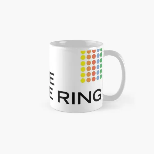 

The Promise Ring Logo W Circles Class Mug Image Picture Handle Round Gifts Cup Tea Simple Design Printed Photo Drinkware