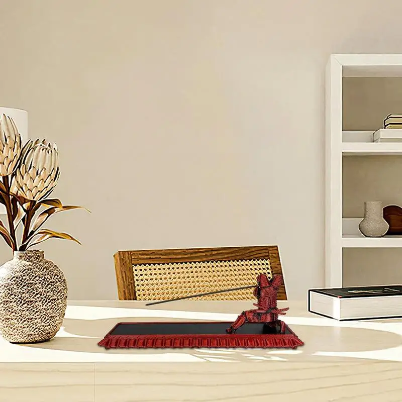 Держатель для благовоний воина курильница медитации статуя декор японский воин