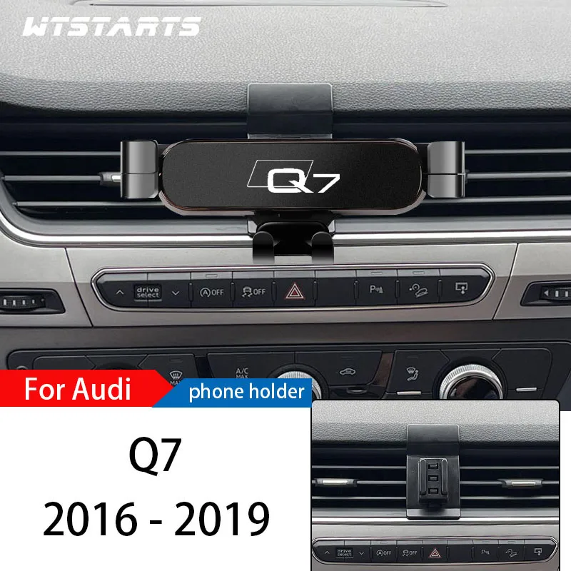 

Автомобильный держатель для телефона, подставка для Audi Q7 4 фунтов 4 МБ 4 мг 07-2022, регулируемый кронштейн для GPS-навигации, аксессуары для интерьера