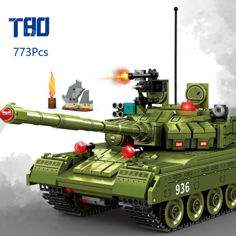 

Вторая мировая военная модель T-80 основной боевой танк коллекция украшений строительные блоки кирпичи игрушки подарки