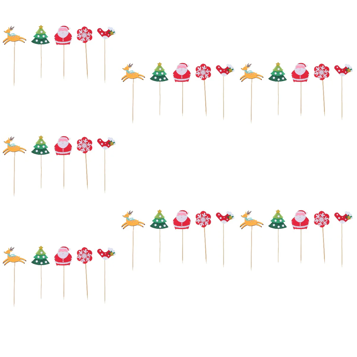 

175 Christmas Party Decorations DIY Dessert Cake Cards Decors