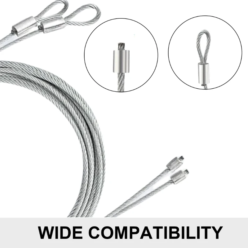 4 шт. торсионные пружинные тросы для гаражных ворот 13 футов удлинительный провод