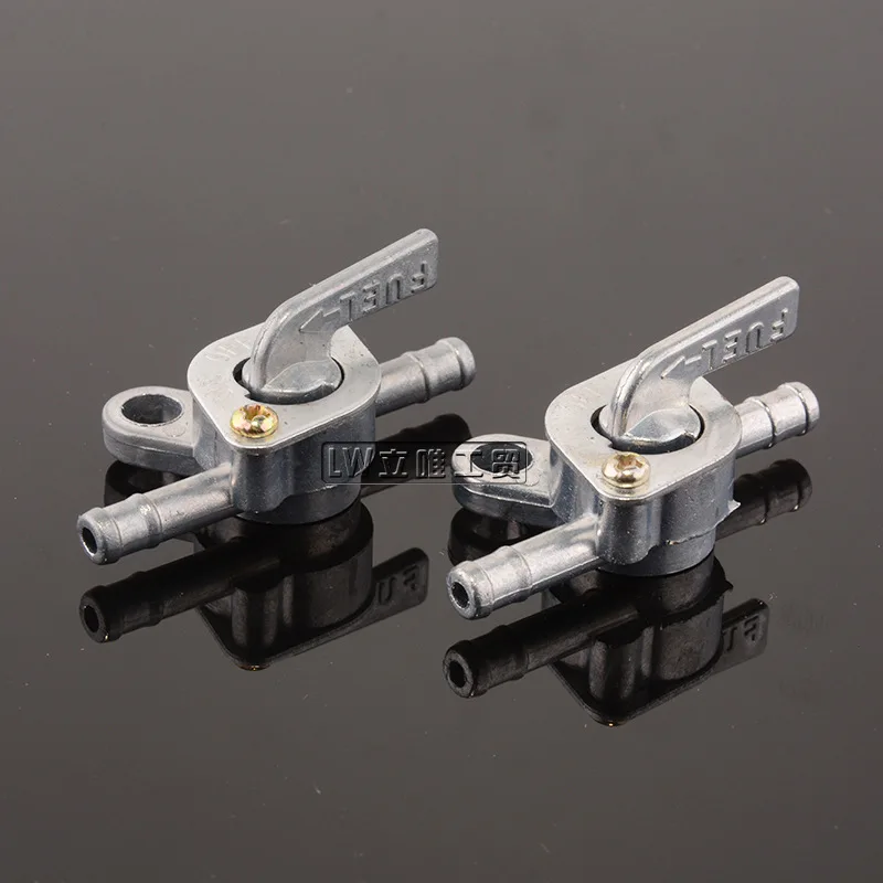 

2Pcs Motocross Gasoline Valve Fuel Tap Universal 6mm for Moped, Scooter, Motorcycle and Quad with Closing Function Outlet Switch