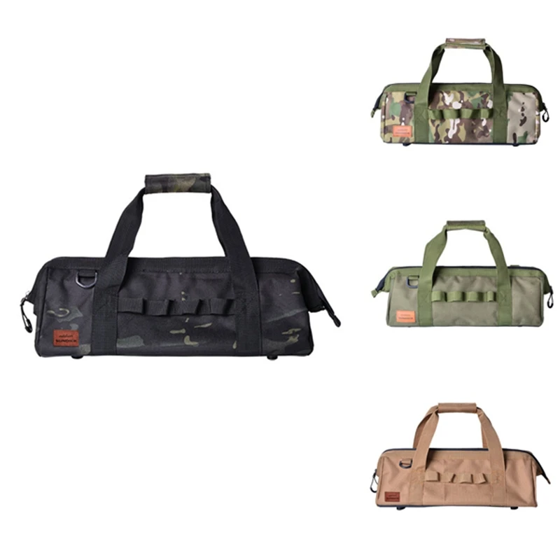 

SUNDICK Camping Tool Storage Bag Portable Organizer Tool Kit Holder Large Capacity Heavy Duty Tent Ground Nail Bag