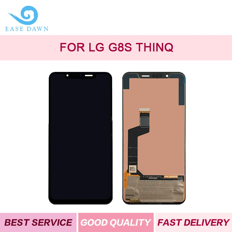 6.21inch New Original AMOLED For LG G8S ThinQ LCD G810 G810EAW Display Touch Screen Digitizer Component Replaced