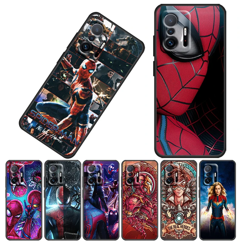 

Marvel Avengers Bucky For Xiaomi 12 12X 11 11T 10T Mi 9T 5G Ultra Pro Lite TPU Soft Silicone Black Phone Case Fundas Coque Cover