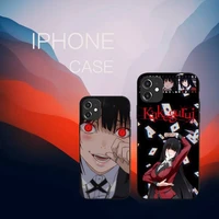 kakegurui jabami anime phone case for iphone 12 11 13 7 8 6 s plus x xs xr pro max mini shell