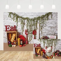 mehofond white brick grass wall photography backdrop eat food baby birthday portrait bread cook background studio for photozone