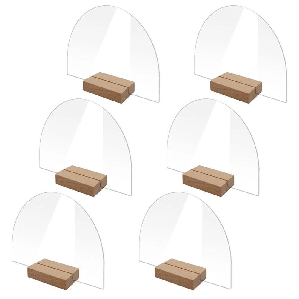 

Party Supplies Seating Cards Place Table Setting Blank Number Name Clear Acrylic