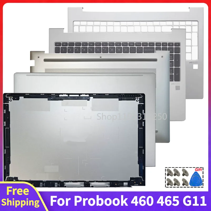 Фото Для ProBook 460 G11 465 G11 HSN-Q38C: замена задней крышки ноутбука, верхнего корпуса, передней рамки, клавиатуры, подставки для рук, нижнего корпуса, задней крышки экрана. №1