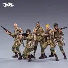 Экшн-фигурки JOYTOY 118, 4 дюйма, серия военных персонажей Второй мировой войны, американское воздушное разделение, ПВХ военная модель, коллекционные игрушки