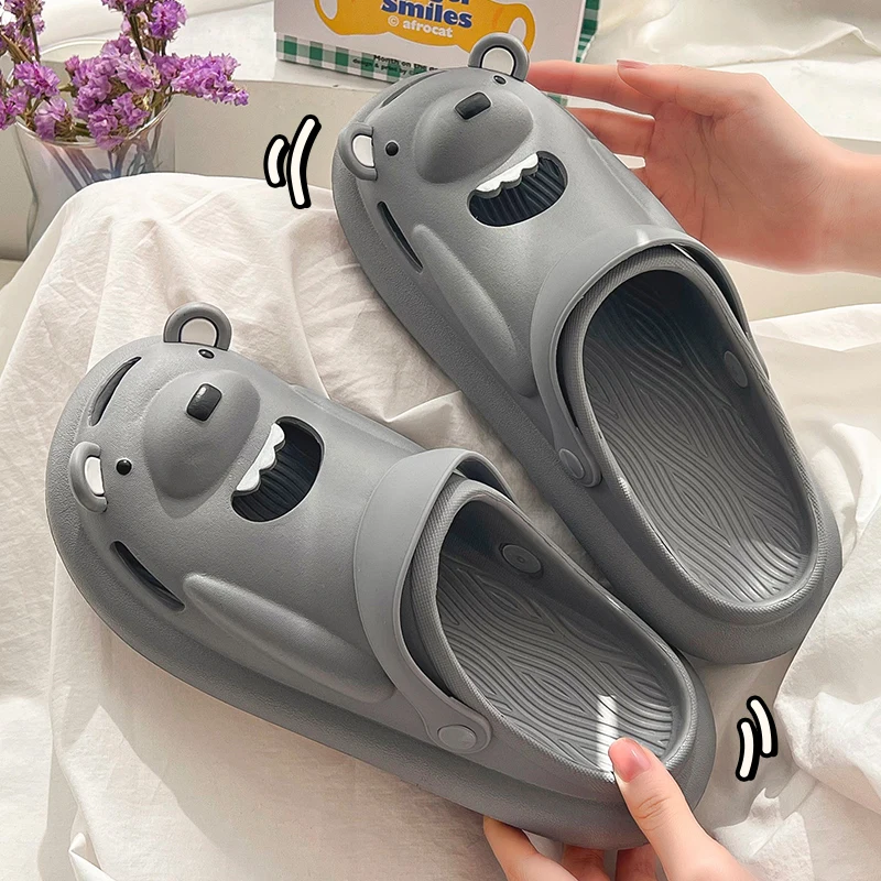 Сланцы для мужчин и женщин мягкие сандалии на толстой платформе Нескользящие