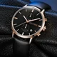 2022 Quartz Chronograph Watch Men Top Brand Luxury Big Dial Leather Male Wristwatch Casual Belushi Luminous Business Men Watches Other Image