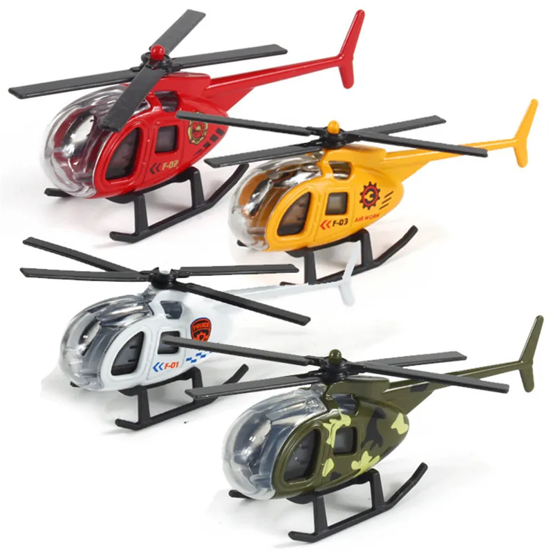 

1PCS Children’s Helicopter Toy Alloy Airplane Model Military Ornaments Boy Toy Taxiing Simulation Helicopter Christmas Gift