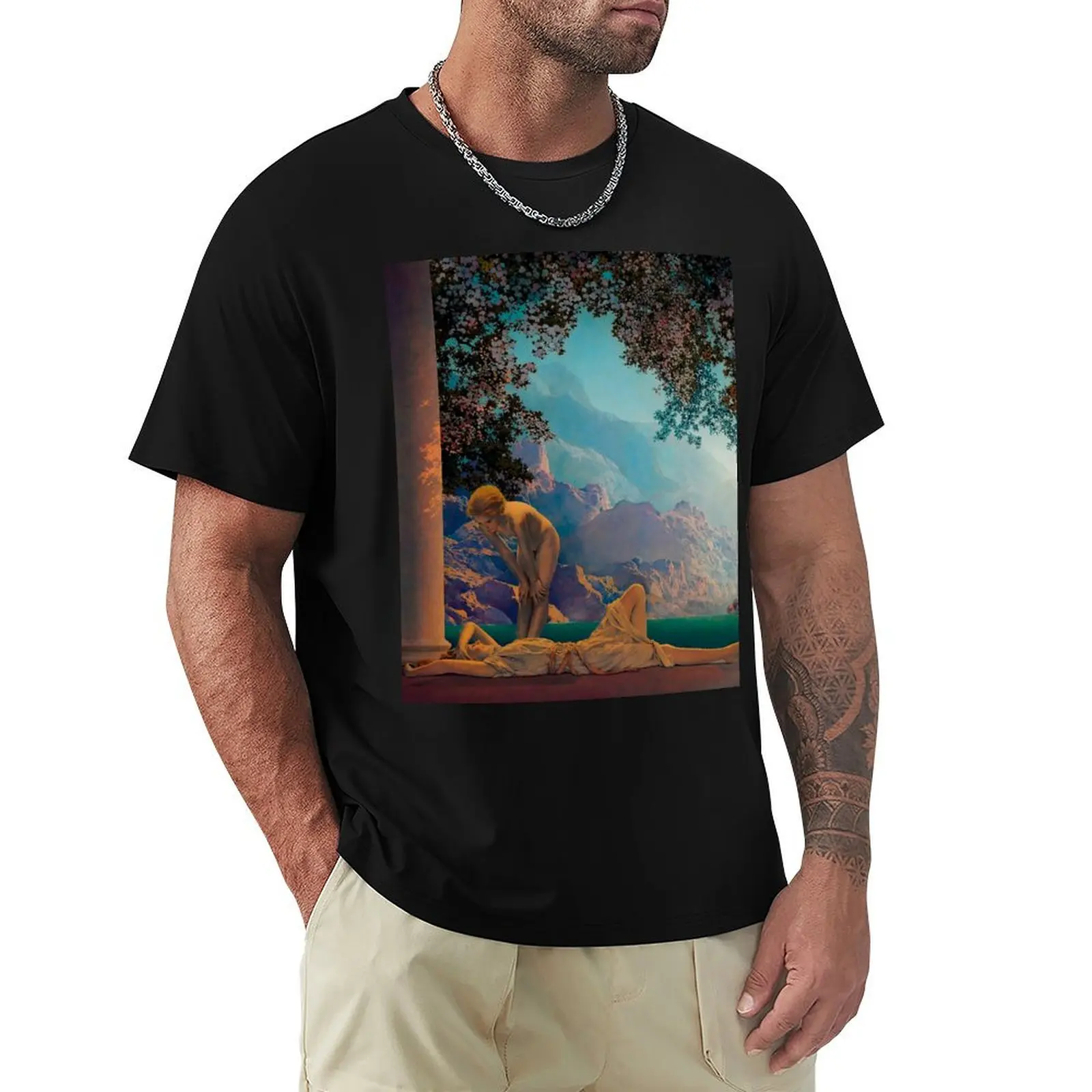 Фото Футболка Daybreak от Maxfield Parrish, повседневная рабочая футболка №1
