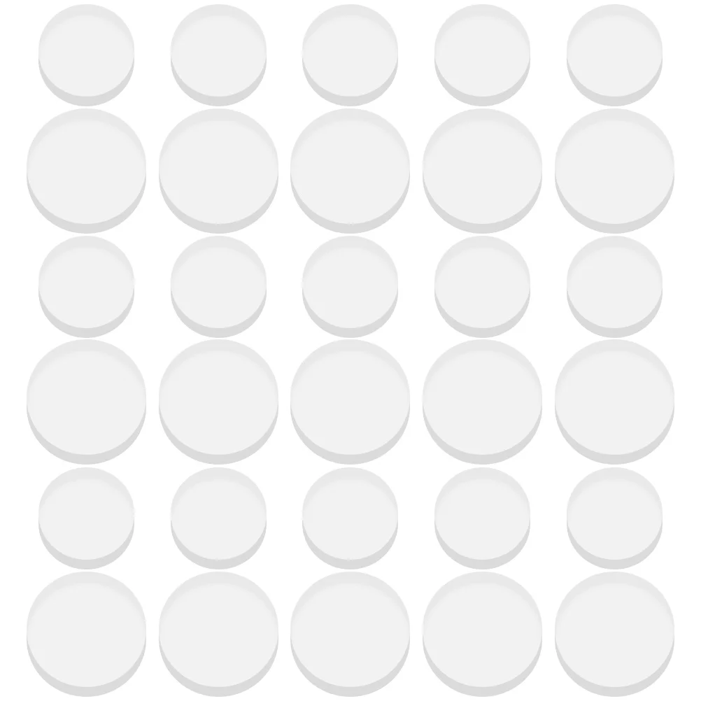 

30 Pcs Glass Non-Slip Gel Pad Rubber Stoppers Cabinets Clear Bumpers Pads Plastic Shims Furniture Prevent Sliding Anti