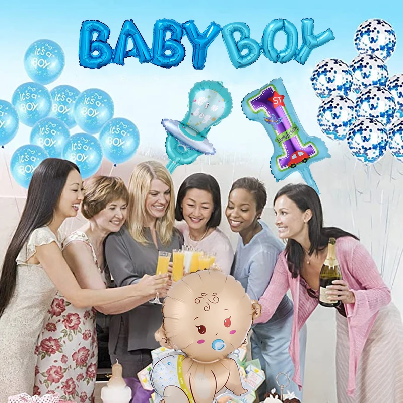 

Украшение для вечевечерние по половой расцветке, гелиевая Фольга для мальчиков и девочек, фотошар в виде медведя, детский праздник, вечерин...