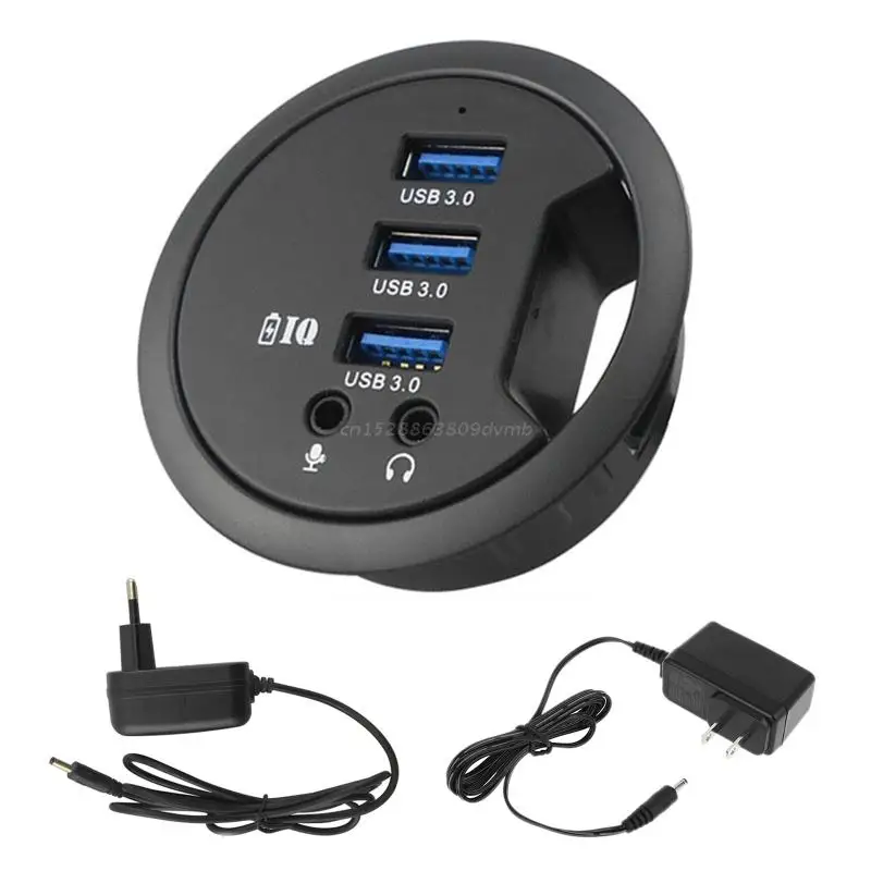 

5-портовый концентратор USB 3,0 R2LB, зарядные станции, мультиразветвитель, втулка, отверстие для мобильного телефона