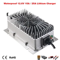 300w waterproof 12v 15a lithium charger 3s 12 6v 12 volt 10 8v 11 1v 25a li ion smart ebike energy storage rv charger
