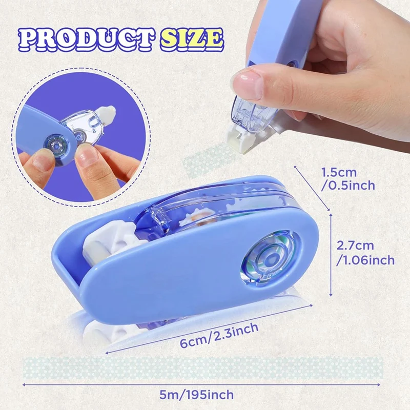 8 шт. двусторонний ролик для клейкой ленты 80 футов