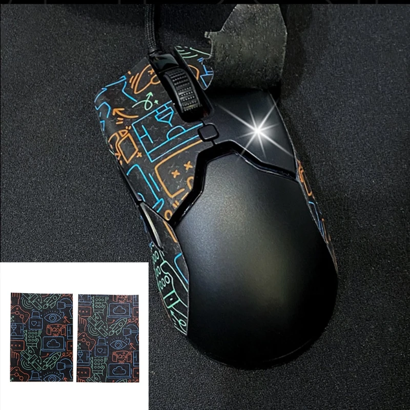 

Mouse Grip Tape DIY Version Self Adhesive Design Sweat Resistant Tape Pads Mouse Side Stickers Replacement Dropship