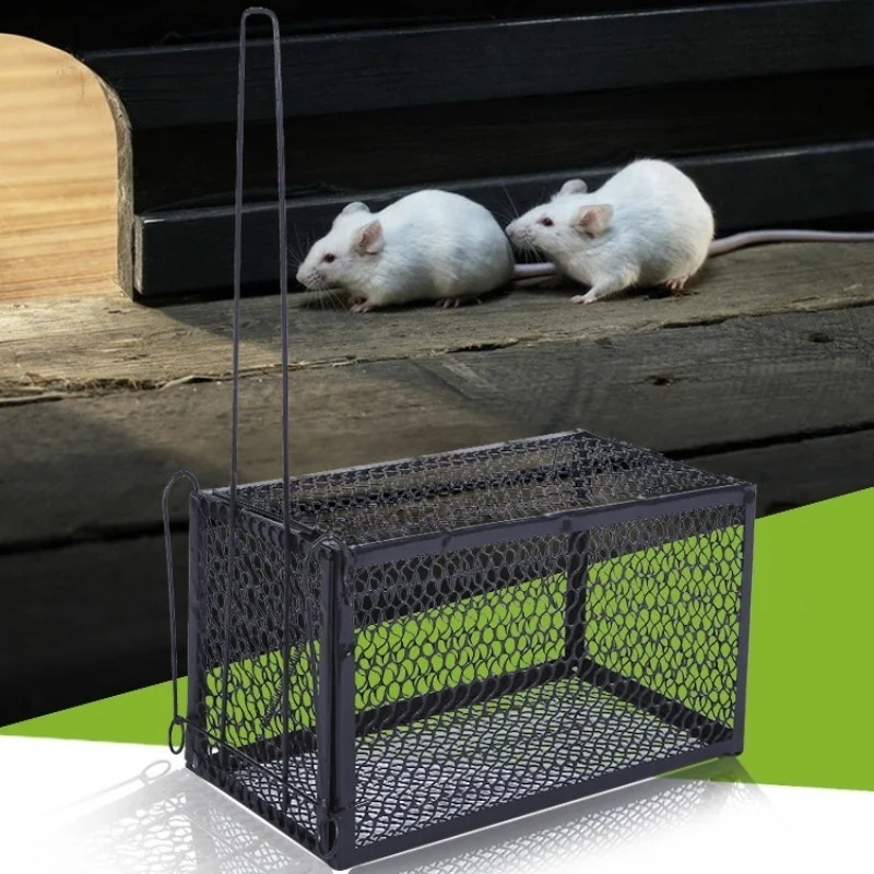 

1pcs Rat Cage Mice Rodent Animal Control Catch Bait Hamster Mouse Trap Humane Live Home High Quality Rat Killer Cage