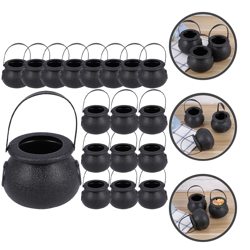

18pcs Candy Baskets Trick or Treat Buckets Small Handheld Buckets
