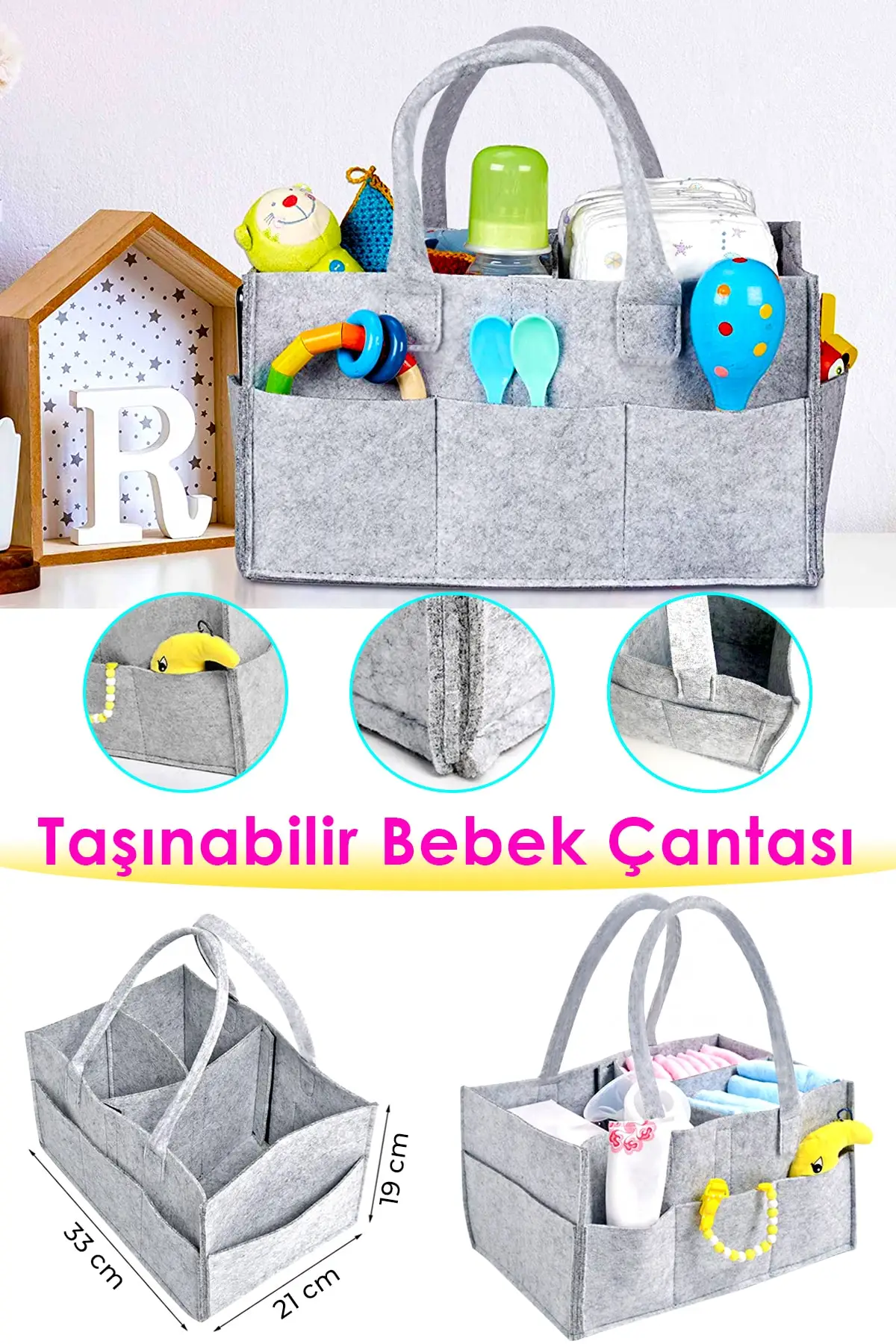 Портативная Детская сумка для