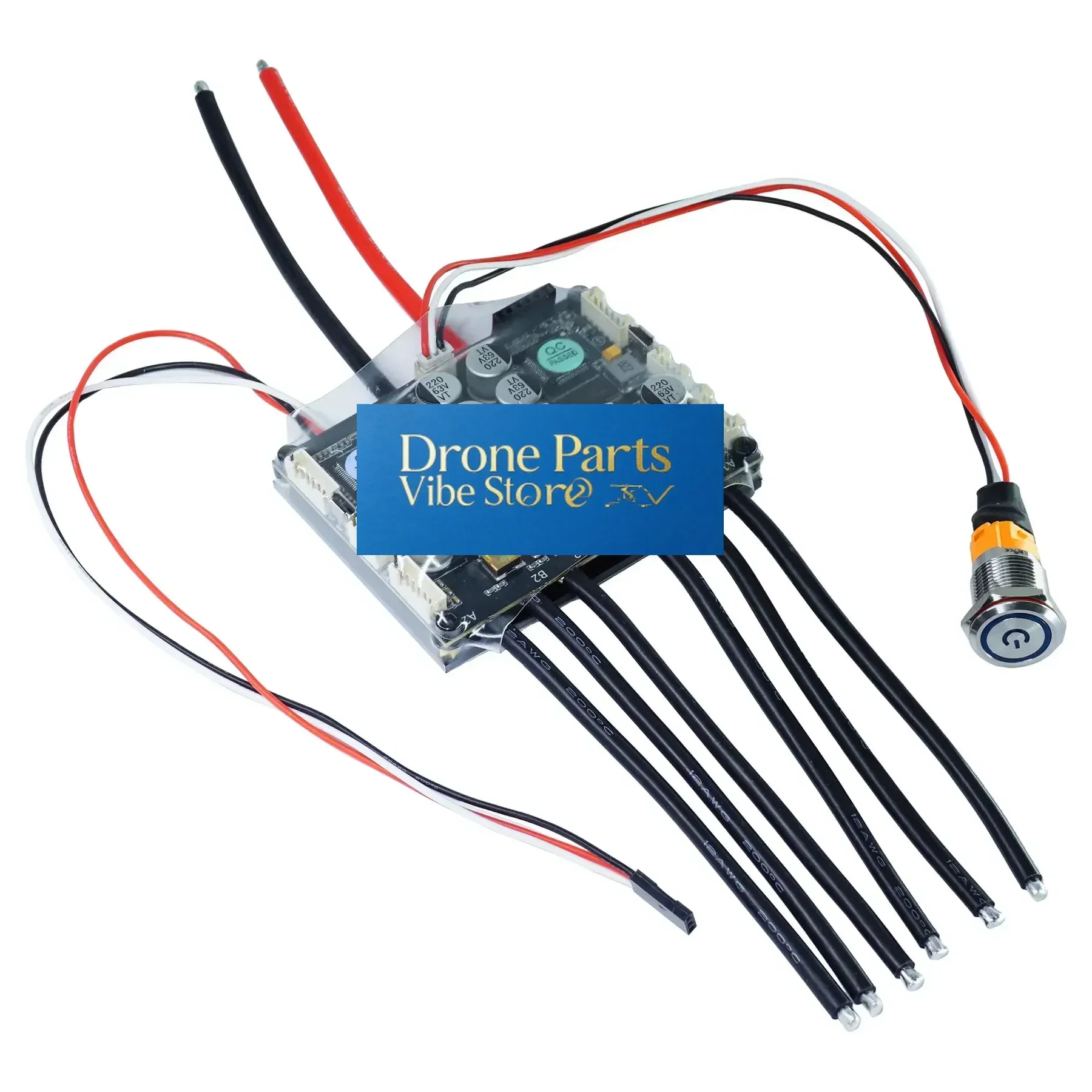 Запчасти для дронов: Flipsky Dual FSESC4.20 Plus (на базе VESC) с алюминиевым радиатором, 100А (art.: 3920da165afb2) - 3920da165afb2