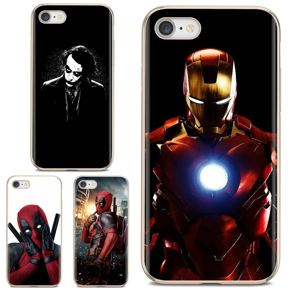 

For iPhone 10 11 12 13 Mini Pro 4S 5S SE 5C 6 6S 7 8 X XR XS Plus Max 2020 TPU Shell Case Marvel Superman Iron Man Batman Comics