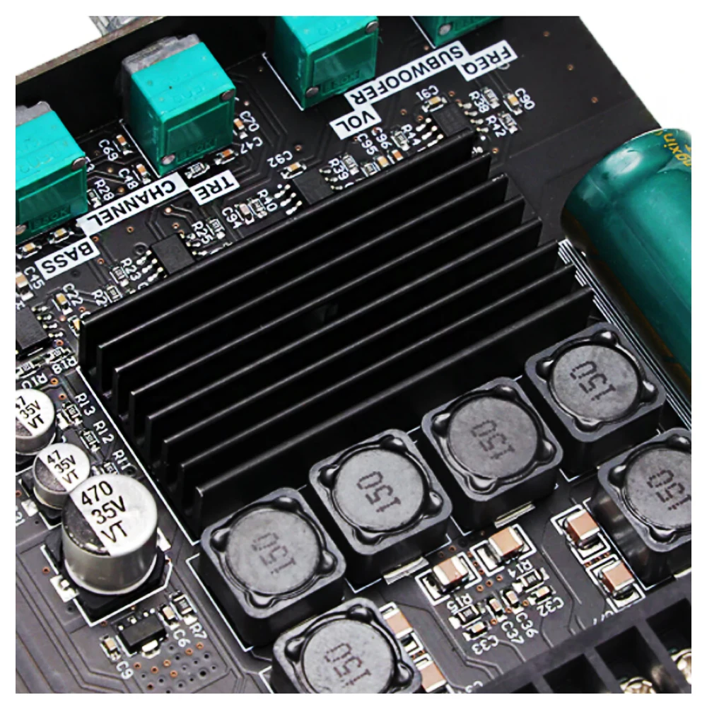 ZK-TB21 TPA3116D2 bluetooth 5 0 панель усилителя сабвуфера 50 Вт x2 + 100 2 1 каналов мощность аудио