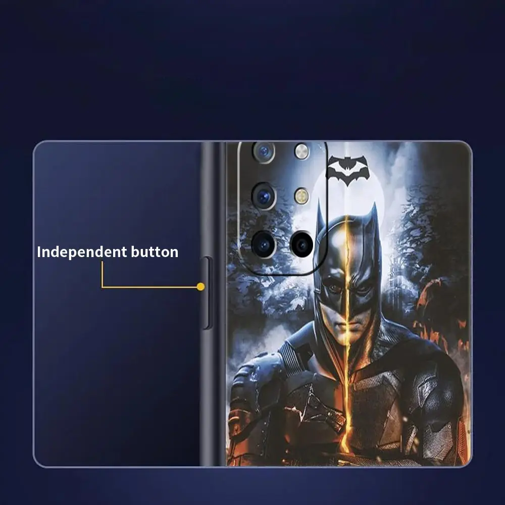Ультратонкие чехлы с изображением героев Бэтмена для OnePlus 8T 9Pro 9R 7 8 Nord N10 5G 2 черный