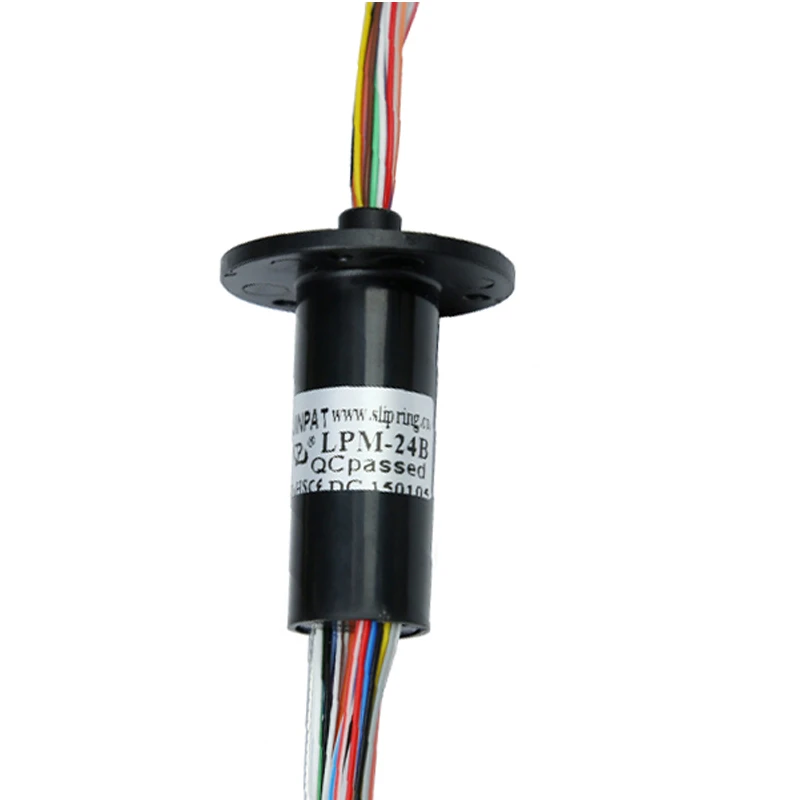 

24 Circuits Capsule Slip Ring,of High Precision with 300rpm Rotating